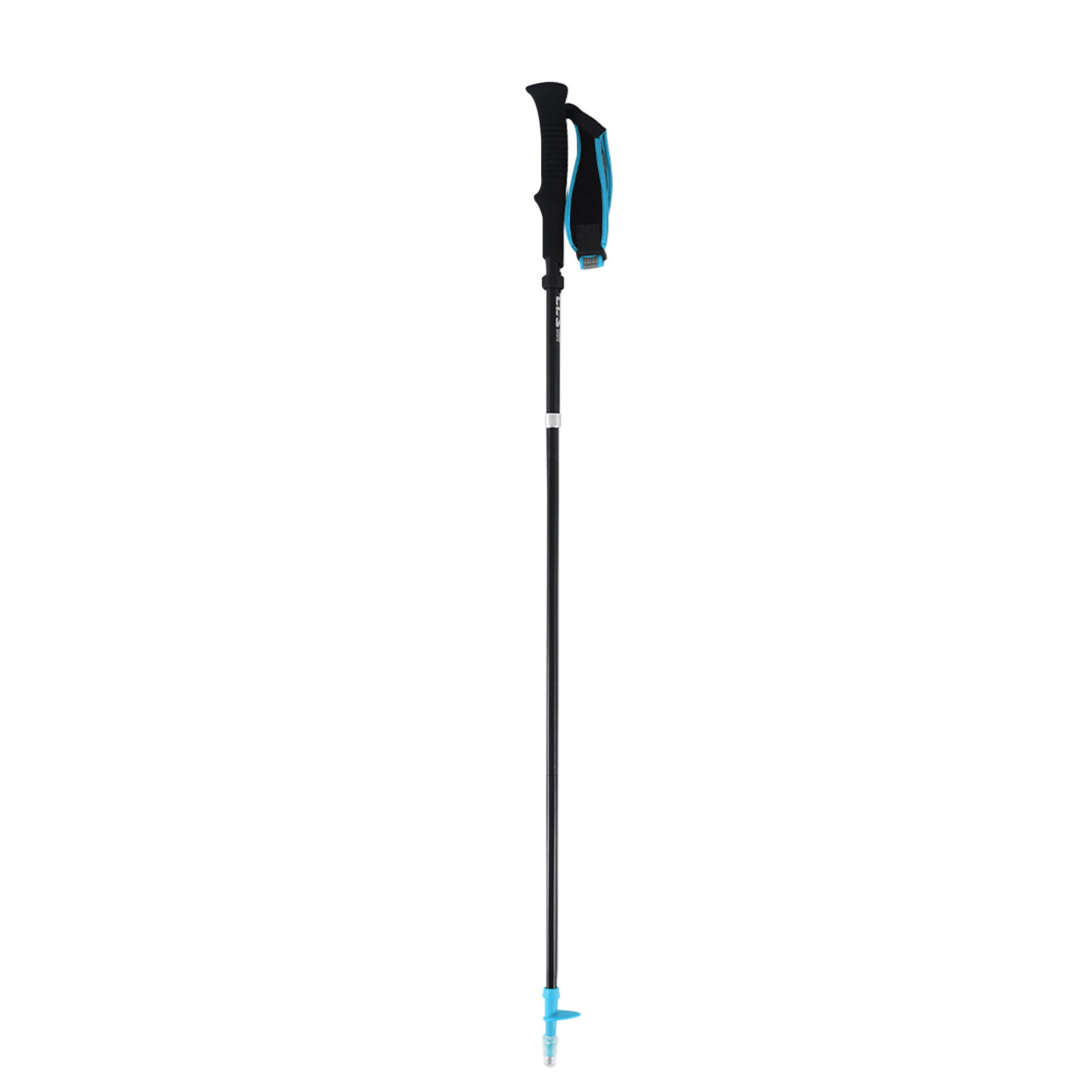 Pola Trekking Fillte Éadrom Teileascópacha Cóimhiotal Alúmanam Crutches Rith Polannaigh Hiking